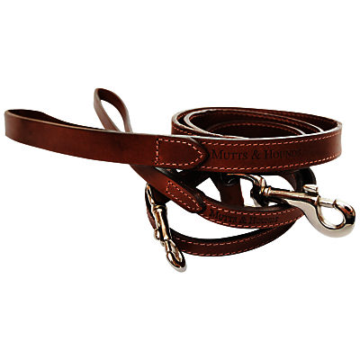 Mutts & Hounds Slim Leather Dog Lead